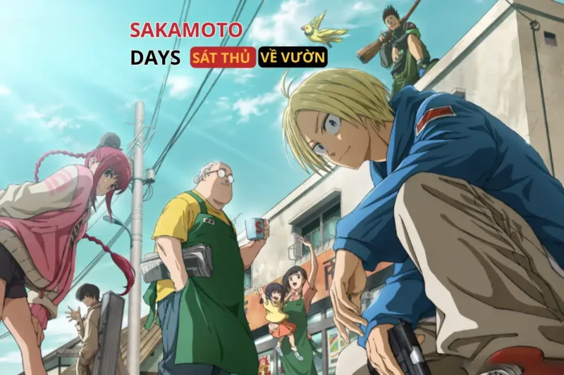 anime sát thủ về vườn sakamoto days
